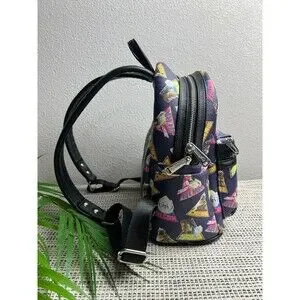Loungefly Star Wars Blue and Black Backpack Leather Amazon.com | Loungefly Star Wars Baby Character Print Mini  main image 2